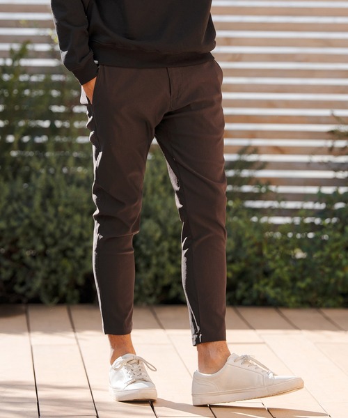 CAMBIO(カンビオ)の「mp14462- オールラウンドストレッチテーパードパンツ(BP-BFS0086)(その他パンツ・メンズ・ブラック/アイボリー/オリーブ/ブルーグレー/グレー/ブラウン/ベージュ/ネイビー・S/M/L/XL)」の5枚目の写真