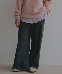 ウーリーセミワイドパンツ
