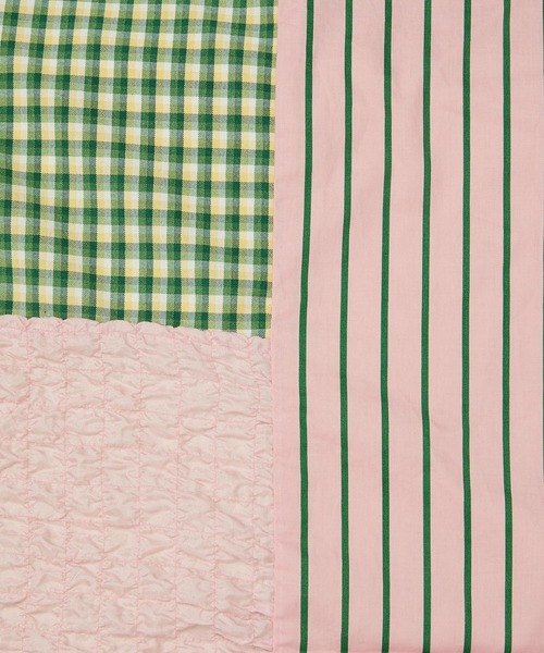 Casselini(キャセリーニ)の「Casselini HOME(キャセリーニ ホーム)パッチワーク布団カバー(寝具・レディース・ピンク/レッド/ベージュ/ミント・FREE)」の5枚目の写真
