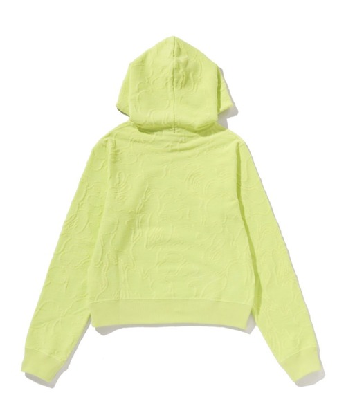 A BATHING APE（アベイシングエイプ）の「NEON CAMO JACQUARD PULLOVER HOODIE（パーカー・レディース・イエロー/グレー・SMALL/MEDIUM）」の4枚目の写真