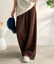 classicalelf（クラシカルエルフ）の「無地から目を惹くニュアンス柄まで豊富にご用意!柄アソート細プリーツパンツ（その他パンツ）」