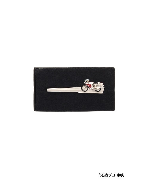 AOYAMA（アオヤマ）の「仮面ライダータイバー【サイクロン号】【WEB限定】（ネクタイピン・メンズ・シルバー・F）」の2枚目の写真