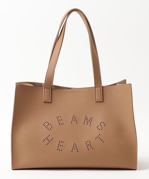BEAMS HEART(ビームスハート)の「パンチングロゴ チャーム付き トートバッグ(トートバッグ・レディース・ブラウン系その他3/シルバー/ブラック・ONE SIZE)」の9枚目の写真