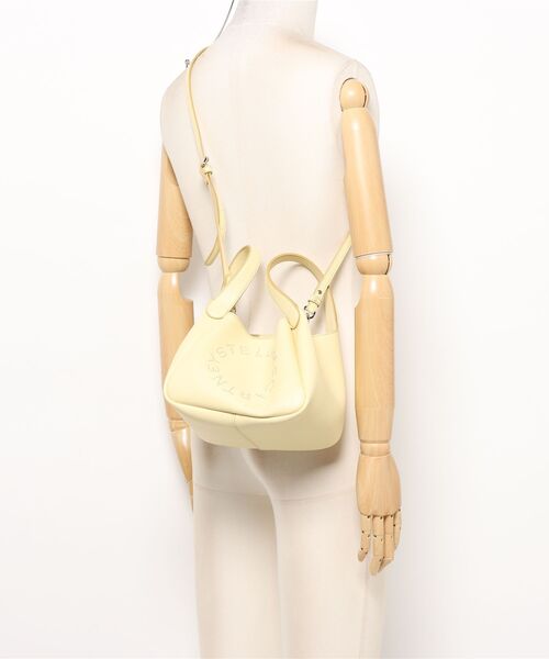 STELLA McCARTNEY（ステラマッカートニー）の「Logo Double Top Handle Crossbody Bag / ロゴ ダブルトップハンドル クロスボディバッグ（ショルダーバッグ・レディース・イエロー系その他・ONE SIZE）」の8枚目の写真