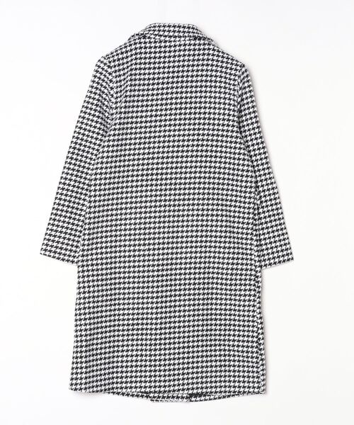 美品✨ヴェルサーチ チェスターコート 千鳥格子 ロング丈 L相当 イタリア製 セール】千鳥格子柄 チェスター コート ロング丈コート（チェスター