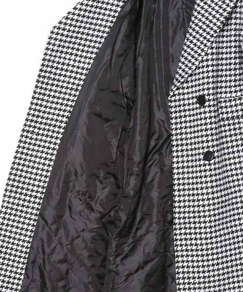 セール】千鳥格子柄 チェスター コート ロング丈コート（チェスター