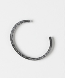 Right-on（ライトオン）の「【Right-on Basic】ロープツイストバングル (メンズアクセサリー / 重厚メタル / ギフト向け)（バングル/リストバンド）」