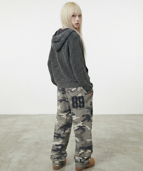 MAHAGRID(マハグリッド)の「『mahagrid/マハグリッド』 Camo Applique Sweatpants/カモアプリケスウェットパンツ(スウェットパンツ・メンズ・ブラック/グリーン/グレー・M)」の8枚目の写真