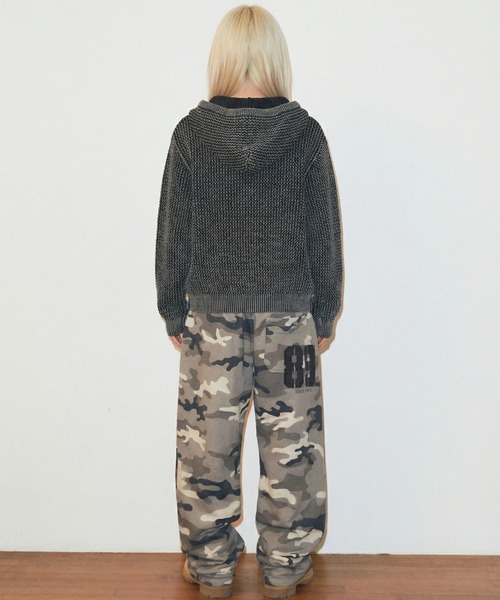 MAHAGRID(マハグリッド)の「『mahagrid/マハグリッド』 Camo Applique Sweatpants/カモアプリケスウェットパンツ(スウェットパンツ・メンズ・ブラック/グリーン/グレー・M)」の9枚目の写真