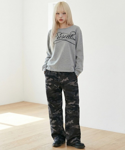 MAHAGRID(マハグリッド)の「『mahagrid/マハグリッド』 Camo Applique Sweatpants/カモアプリケスウェットパンツ(スウェットパンツ・メンズ・ブラック/グリーン/グレー・M)」の10枚目の写真