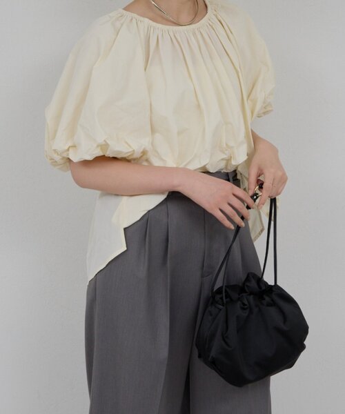 GALLARDAGALANTE（ガリャルダガランテ）の「【2.718】サテンドロストBAG（トートバッグ・レディース・オレンジ/ブラック・FREE）」の3枚目の写真