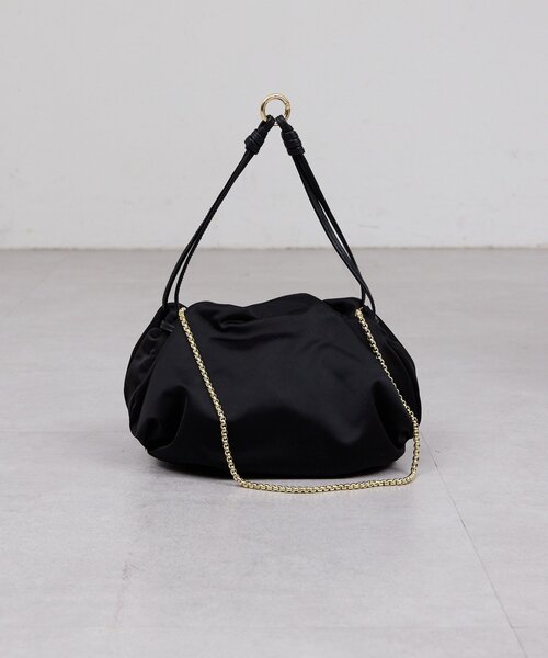 GALLARDAGALANTE（ガリャルダガランテ）の「【2.718】サテンドロストBAG（トートバッグ・レディース・オレンジ/ブラック・FREE）」の5枚目の写真