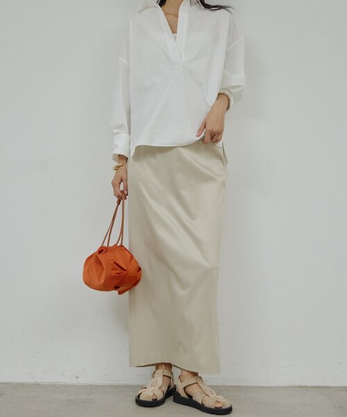 GALLARDAGALANTE（ガリャルダガランテ）の「【2.718】サテンドロストBAG（トートバッグ・レディース・オレンジ/ブラック・FREE）」の9枚目の写真