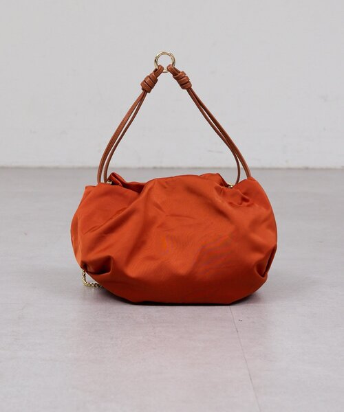 GALLARDAGALANTE（ガリャルダガランテ）の「【2.718】サテンドロストBAG（トートバッグ・レディース・オレンジ/ブラック・FREE）」の12枚目の写真