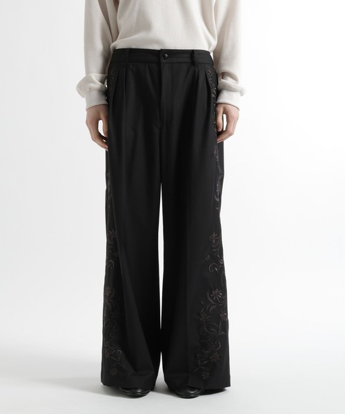 HARE（ハレ）の「【SET UP対応】KAGEBANAワイドパンツ(HARE)（スラックス・メンズ・パープル/ブラック・SMALL/MEDIUM）」の15枚目の写真