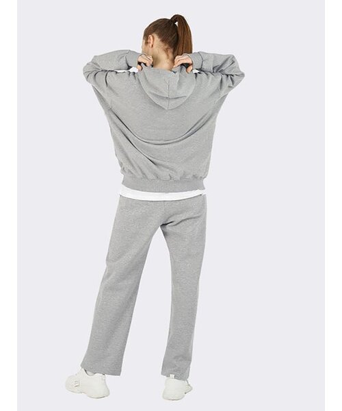 AOX(エーオーエックス)の「String-detailed Sweatpants (Gray)(スウェットパンツ・メンズ・グレー・L/M)」の6枚目の写真