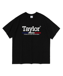 タイポオーバーサイズ半袖Tシャツ(ブラック)