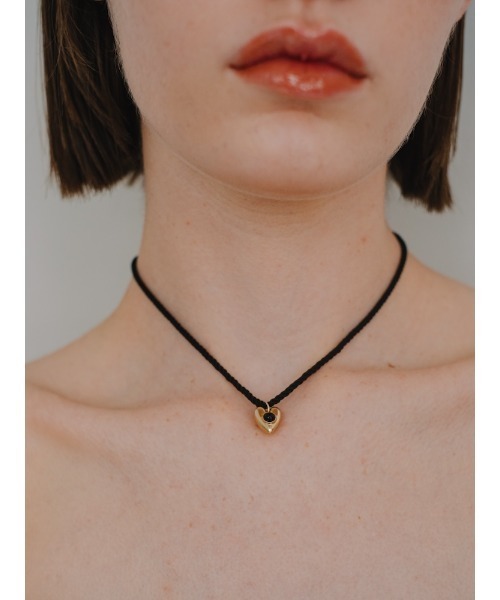 SYKIA（シキア）の「Stone Heart Cord Necklace（ネックレス・レディース・ゴールド系3/ゴールド系1・FREE）」の12枚目の写真