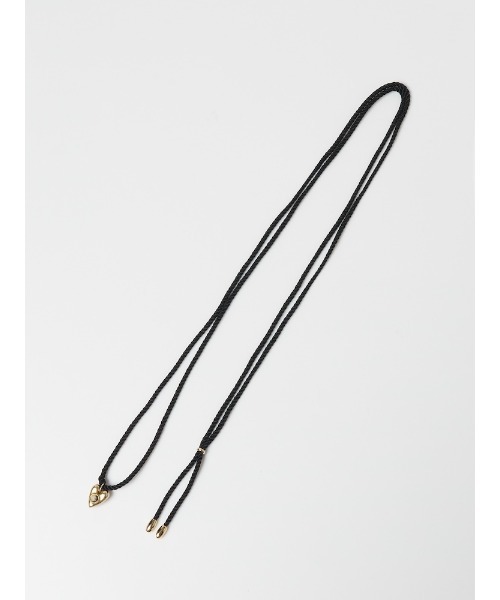 SYKIA（シキア）の「Stone Heart Cord Necklace（ネックレス・レディース・ゴールド系3/ゴールド系1・FREE）」の7枚目の写真