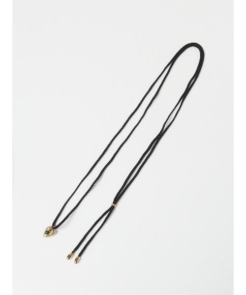 SYKIA（シキア）の「Stone Heart Cord Necklace（ネックレス・レディース・ゴールド系3/ゴールド系1・FREE）」の11枚目の写真