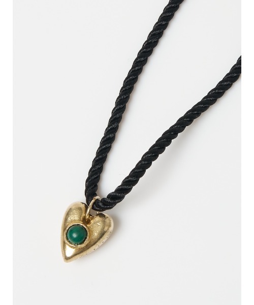 SYKIA（シキア）の「Stone Heart Cord Necklace（ネックレス・レディース・ゴールド系3/ゴールド系1・FREE）」の10枚目の写真