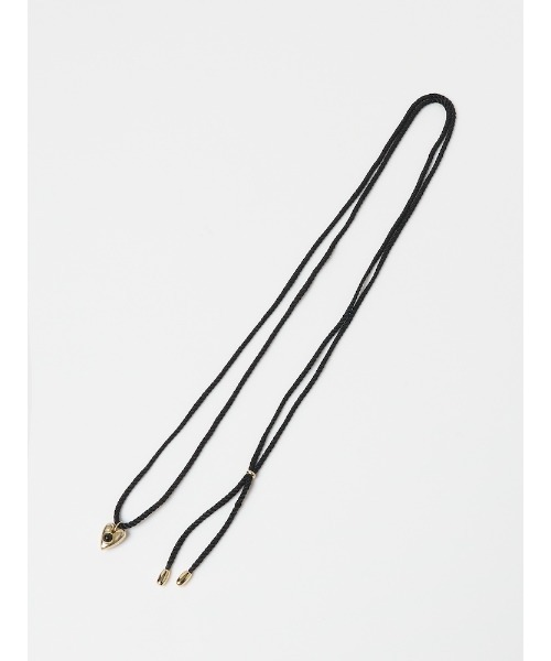 SYKIA（シキア）の「Stone Heart Cord Necklace（ネックレス・レディース・ゴールド系3/ゴールド系1・FREE）」の18枚目の写真