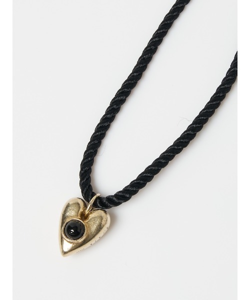 SYKIA（シキア）の「Stone Heart Cord Necklace（ネックレス・レディース・ゴールド系3/ゴールド系1・FREE）」の17枚目の写真