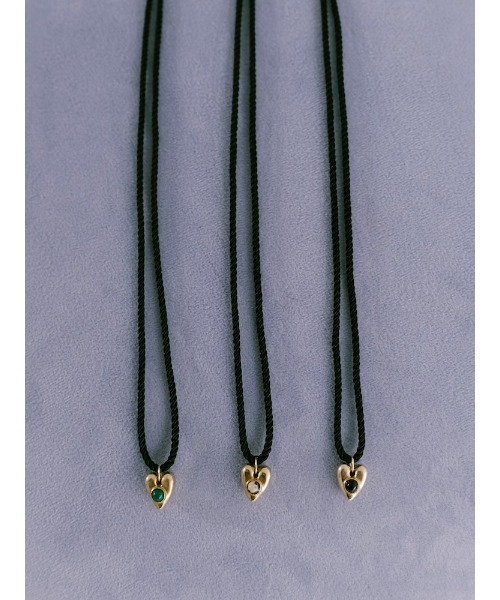SYKIA（シキア）の「Stone Heart Cord Necklace（ネックレス・レディース・ゴールド系3/ゴールド系1・FREE）」の20枚目の写真