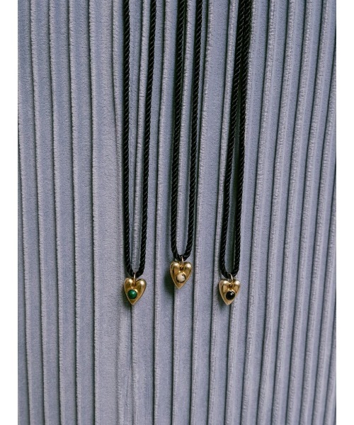 SYKIA（シキア）の「Stone Heart Cord Necklace（ネックレス・レディース・ゴールド系3/ゴールド系1・FREE）」の21枚目の写真