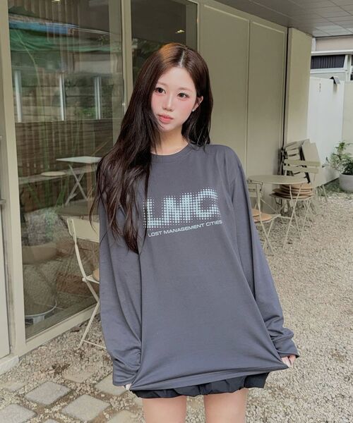 LMCの「HALFTONE LONG SLV TEE charcoal（Tシャツ/カットソー・レディース・その他・S/M/L/XL）」の6枚目の写真