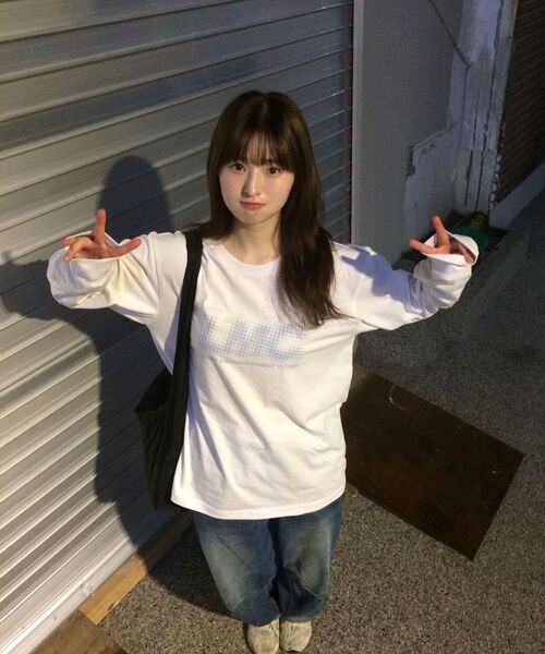 LMCの「HALFTONE LONG SLV TEE charcoal（Tシャツ/カットソー・レディース・その他・S/M/L/XL）」の4枚目の写真