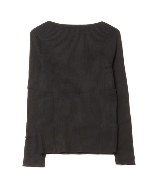 BANANA REPUBLIC FACTORY STORE(バナナリパブリック ファクトリーストア)の「BANANA REPUBLIC FACTORY STORE リブ ボートネック プルオーバーセーター(ニット/セーター・レディース・ブラック/グリーン・S/M/L/XS)」の3枚目の写真