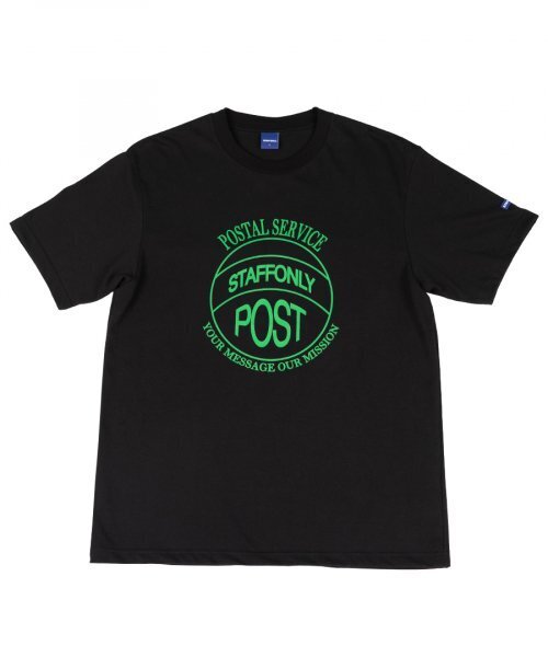 STAFF ONLY(スタッフオンリー)の「STAMP-FRONT TEE (BLACK)(Tシャツ/カットソー・レディース・その他・L/M)」の1枚目の写真