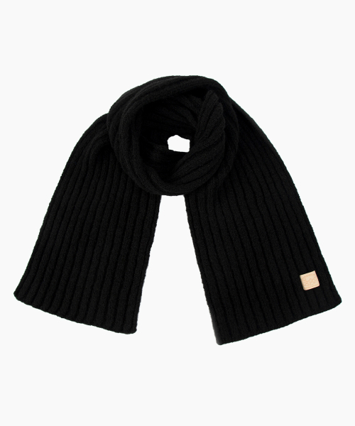HAIRY COZY MUFFLER (BLACK)（マフラー）｜SINOON（シヌーン）の
