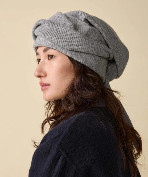 CPH(シーピーエイチ)の「CPH/シーピーエイチ/knit cap/Headwrap(キャップ・メンズ・グレー/ブラック・F)」の5枚目の写真