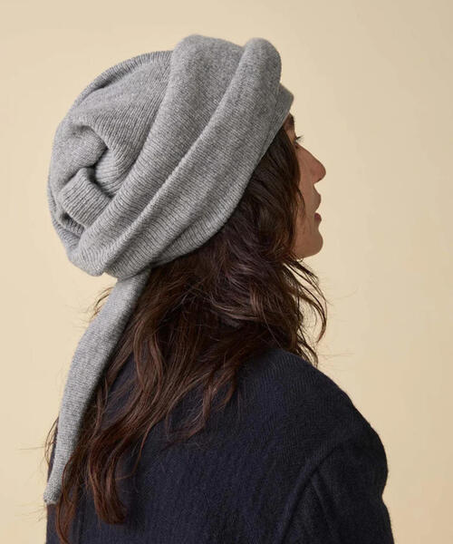 CPH(シーピーエイチ)の「CPH/シーピーエイチ/knit cap/Headwrap(キャップ・メンズ・グレー/ブラック・F)」の6枚目の写真