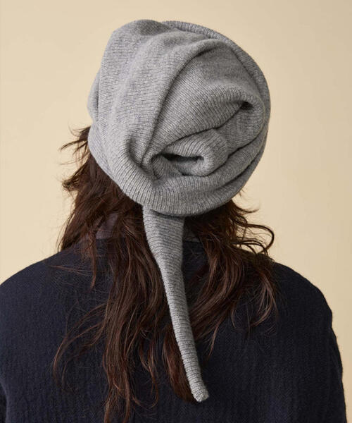 CPH(シーピーエイチ)の「CPH/シーピーエイチ/knit cap/Headwrap(キャップ・メンズ・グレー/ブラック・F)」の7枚目の写真