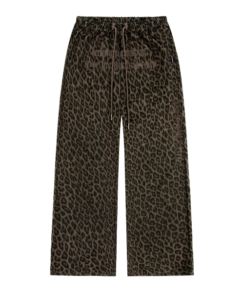 ROCKCAKE(ロックケーキ)の「Leopard Wide 2way Jogger - Brown(スウェットパンツ・レディース・その他・X-SMALL/SMALL)」の2枚目の写真