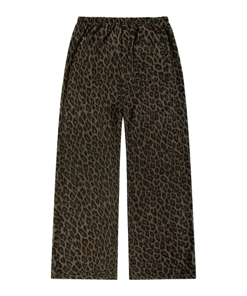 ROCKCAKE(ロックケーキ)の「Leopard Wide 2way Jogger - Brown(スウェットパンツ・レディース・その他・X-SMALL/SMALL)」の3枚目の写真