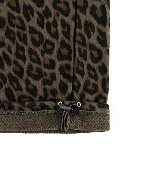 ROCKCAKE(ロックケーキ)の「Leopard Wide 2way Jogger - Brown(スウェットパンツ・レディース・その他・X-SMALL/SMALL)」の6枚目の写真