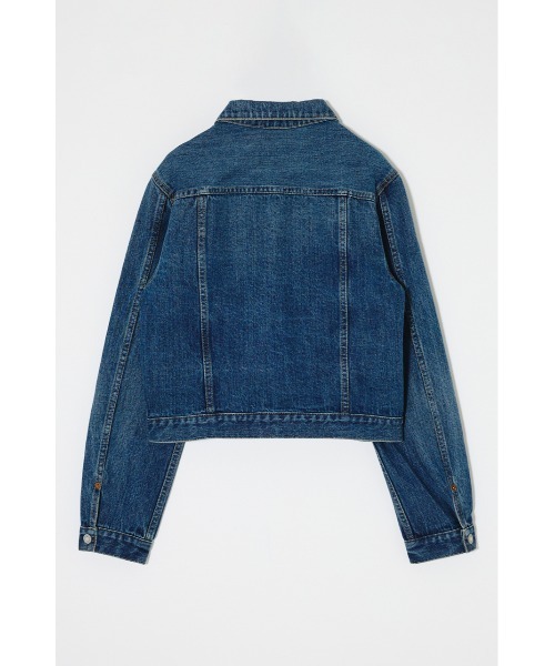 MOUSSY(マウジー)の「【26年SS新作】COMPACT DENIM ジャケット(デニムジャケット・レディース・ワンウォッシュ/ブルー・FREE)」の4枚目の写真