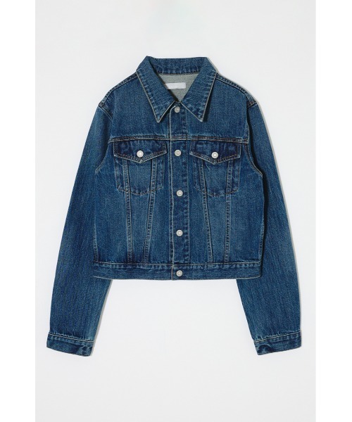 MOUSSY(マウジー)の「【26年SS新作】COMPACT DENIM ジャケット(デニムジャケット・レディース・ワンウォッシュ/ブルー・FREE)」の3枚目の写真