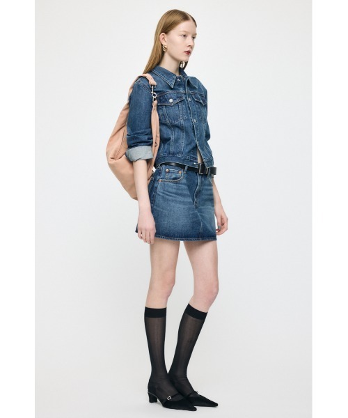 MOUSSY(マウジー)の「【26年SS新作】COMPACT DENIM ジャケット(デニムジャケット・レディース・ワンウォッシュ/ブルー・FREE)」の7枚目の写真