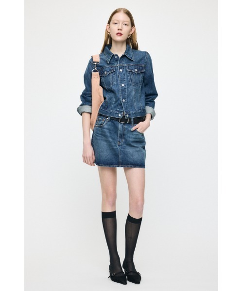 MOUSSY(マウジー)の「【26年SS新作】COMPACT DENIM ジャケット(デニムジャケット・レディース・ワンウォッシュ/ブルー・FREE)」の8枚目の写真