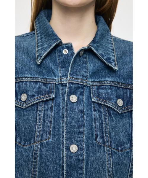 MOUSSY(マウジー)の「【26年SS新作】COMPACT DENIM ジャケット(デニムジャケット・レディース・ワンウォッシュ/ブルー・FREE)」の13枚目の写真