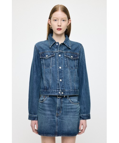 MOUSSY(マウジー)の「【26年SS新作】COMPACT DENIM ジャケット(デニムジャケット・レディース・ワンウォッシュ/ブルー・FREE)」の17枚目の写真
