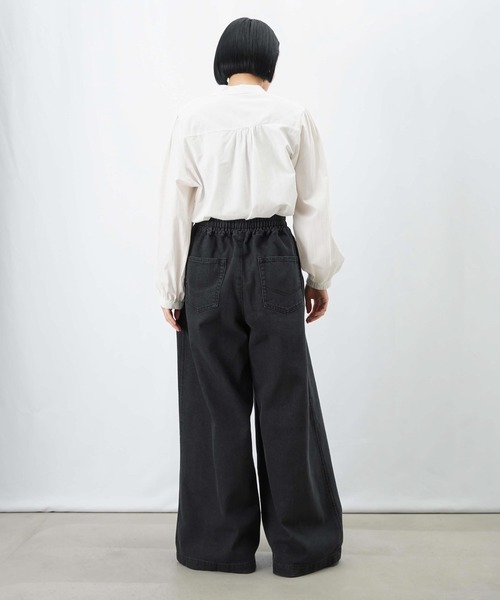 LUCA/LADY LUCK LUCA（ルカ/レディラックルカ）の「LC/LLL カラーデニムバギーパンツ/ワイドフレアジーンズ（デニムパンツ・レディース・チャコールグレー/ライトグレー・FREE）」の7枚目の写真