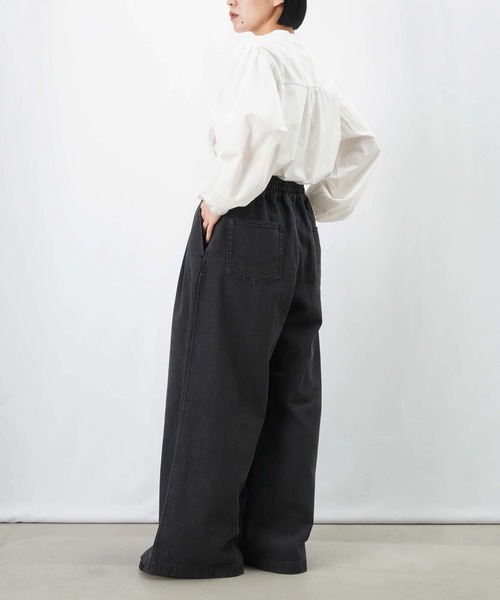 LUCA/LADY LUCK LUCA（ルカ/レディラックルカ）の「LC/LLL カラーデニムバギーパンツ/ワイドフレアジーンズ（デニムパンツ・レディース・チャコールグレー/ライトグレー・FREE）」の5枚目の写真