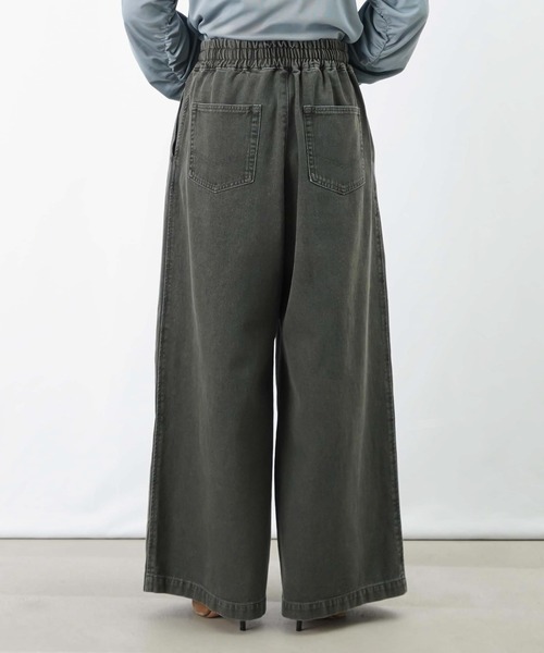 LUCA/LADY LUCK LUCA（ルカ/レディラックルカ）の「LC/LLL カラーデニムバギーパンツ/ワイドフレアジーンズ（デニムパンツ・レディース・チャコールグレー/ライトグレー・FREE）」の15枚目の写真