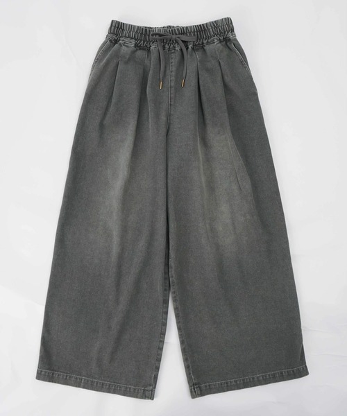 LUCA/LADY LUCK LUCA（ルカ/レディラックルカ）の「LC/LLL カラーデニムバギーパンツ/ワイドフレアジーンズ（デニムパンツ・レディース・チャコールグレー/ライトグレー・FREE）」の16枚目の写真